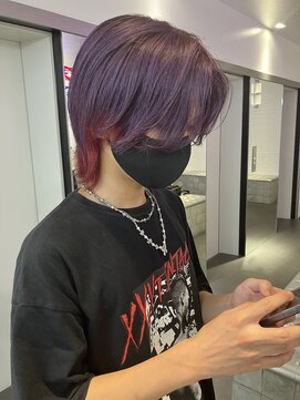 ゲーム 渋谷店(GAME) ブリーチダブルカラーパープルカラー韓国デザイン