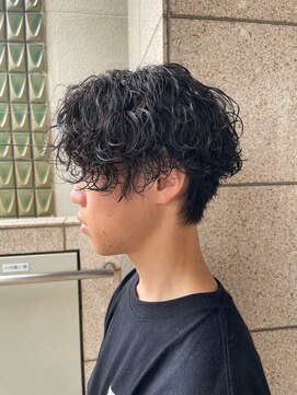 ゴーズゴードットビー 吉祥寺(go s go .b) 波巻きパーマ/メンズカット/メンズパーマ/センターパート