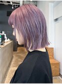 ラベンダーボブ_マチルダボブピンクベージュ_ba463652