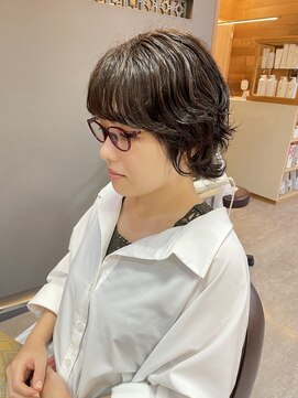 ヘア プロデュース キュオン(hair produce CUEON.) ショートウルフパーマ