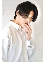 ロミーオム 本厚木(ROMMY. Homme)&nbsp;メンズカット前下がりマッシュウルフ