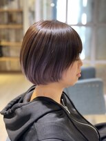 ヘアリゾート ルアーナ エルア(Hair Resort LUANA `elua)&nbsp;インナーカラーとミニマムレイヤーボブ☆中橋