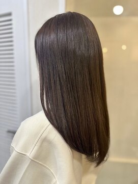 ソイクフ 四条大宮店(SOY-KUFU) 大人可愛い◎20代30代40代シアーカラーアッシュブラウンロング