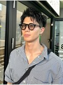 MEN'SHAIRウルフカルマパーマメンズショートイージーパーマ