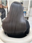 ロングレングスで髪質改善ストレート