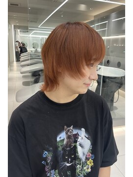 アールプラスヘアサロン(ar+ hair salon) オレンジカラー