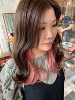 ラグーン(LAGOON)&nbsp;ブリーチ/インナーカラー/ハイトーン/ホワイトピンク