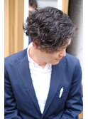 【神田】ビジネスツーブロックスパイラルパーマ