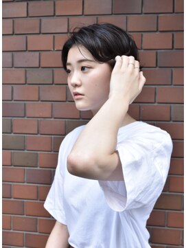 ウィローズ(WILLOW'S) 大人可愛い20代30代40代黒髪前下がりショートボブ丸みショート◎