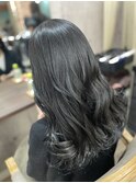 ロング×ブルーブラック