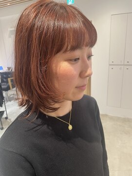 ナンバースリー 溝の口店(Number Three) アプリコットオレンジ