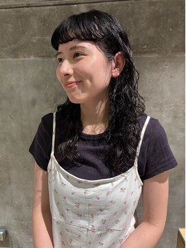 ハマモト 前髪パーマ