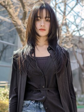 ロンプ(romp) 内巻きカールが可愛いハッシュカット/レイヤー/恵比寿スタイル