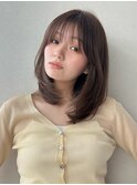 ボブ／レイヤーカット／グレージュカラー／表参道