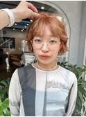 ボブミニボブゆるふわボブレイヤーボブオレンジベージュボブ巻き