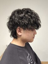 ニアウ 伊勢崎連取店(Niau) マッシュウルフ波巻きスパイラルパーマ