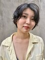 ロッソサンテ(rosso sante) ゆるパーマとショートヘアで柔らかく、なんだか愛らしく