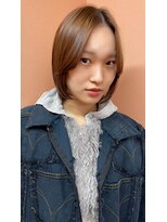 キジ(KIJI) ミニボブ/ショートボブ/ボブ/センターパート