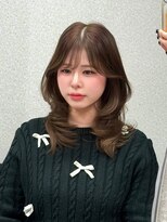 天神美容室 ハッシュカット×小顔レイヤー×韓国巻き×髪質改善
