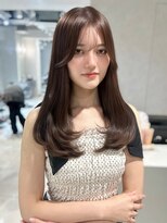 ジーナ 新宿(Zina)&nbsp;【あかね】 新宿 チョコレートブラウン 韓国ヘア レイヤーカット