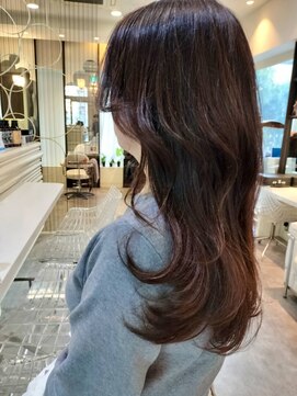 パズル(PUZZLE) 艶髪ロングヘア/レイヤーヘア/ワンカール/ブラウン/４０代５０代