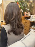 セミロングレイヤー