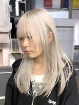 ニコトウキョウ 新宿(nico TOKYO) ダブルカラーミルクティーピンクホワイトパープルハイトーン韓国