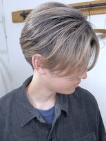 ブレイズヘアー(BLAZEhair) 【立体感バツグン】ミルクティシャドールーツ×ブリーチ2回