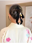 美髪ロングレイヤー/パーティーヘア/和装