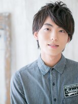 メンズヘア ビーセカンド 草加店(MENS HAIR B-2)&nbsp;七三分けビジネススーツ爽やかニュアンスパーマショートb1草加