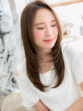 モッズヘア 上尾西口店(mod's hair) 好感♪華やぎレイヤーロングストレートa