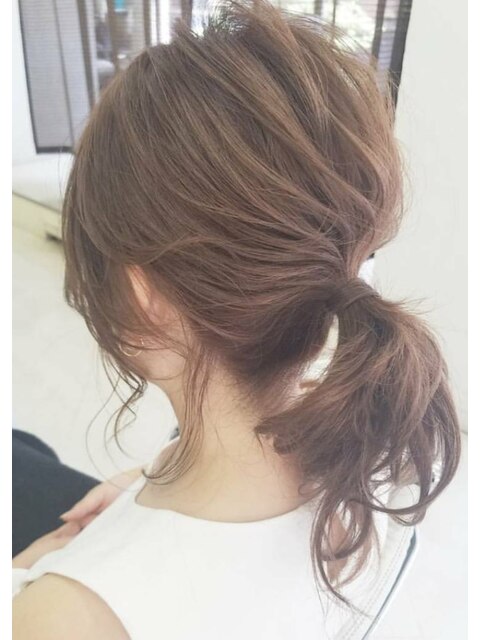 カラー×簡単アレンジ