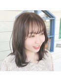 ミディアム グレージュ 2019 透明感カラー