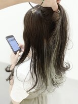 モリオフロムロンドン 泉南店(morio FROM LONDON)&nbsp;ホワイトパールインナーカラー＿ミントカラー♪