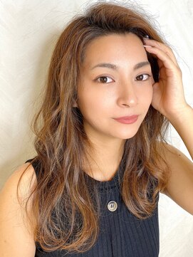 ロンド ストラーダ 心斎橋(Lond strada) 【津賀　涼】ショートグレージュカラーボブウルフココアベージュ