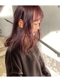 ピンクバイオレット ブリーチなし