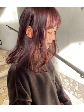 レンク(LENC) ピンクバイオレット ブリーチなし
