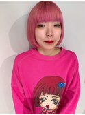 韓国風ピンクカラー