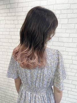 ミューバイケンジ(miu by KENJE) miu&清水大誠　#ピンクグラデーションカラー♪