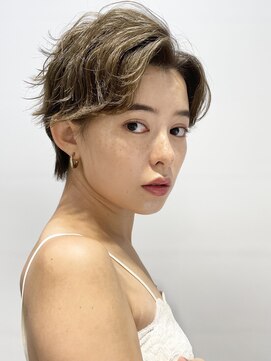 グッデイ ヘアー(GOOD DAY HAIR) 【GOOD DAY HAIR】フラットショート×クリームパーマ