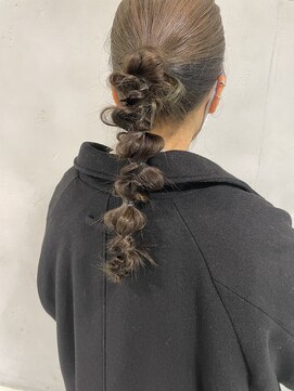 パーク なんば本店(PARK.) ポニーテールアレンジ