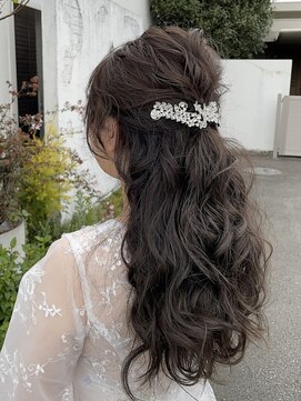 ヘアー ホスピタル ソアン(hair hospital soan) 前撮り＊ヘアメイク＊ハーフアップ