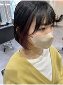 ショート×ピンクラベンダー