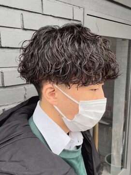 アビー(ABEY) 波巻きスパイラルパーママッシュ刈り上げ