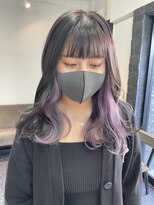 ヴィオラカラー(VIOLLA COLOR) BLACK×Lavender