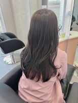 ジエクトカナウ 大阪梅田店(The Ect canow) セミロング/オルチャンヘア/ワンホンヘア/ミントベージュ