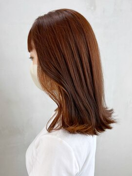 アイティー バイ アルバム 中野店(IT by ALBUM) オレンジブラウン_大人ガーリーチョコレートプリカール_ba413761