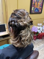 チコ(chico)&nbsp;編み込みハーフアップ