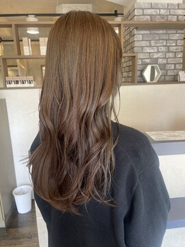 ヘアスペースブルーム エボリューション 庄内店(HAIR SPACE BLOOM evolution) 【庄内店/カラー】 暖色系カラー20代30代40代 ×セミロング