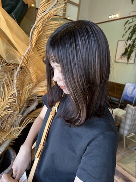 リミックス 南国店(remix) 顔周りのみ少しレイヤー